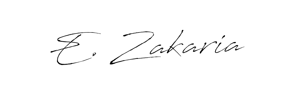 Best and Professional Signature Style for E. Zakaria. Antro_Vectra Best Signature Style Collection. E. Zakaria signature style 6 images and pictures png