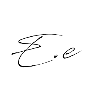 How to make E.e name signature. Use Antro_Vectra style for creating short signs online. This is the latest handwritten sign. E.e signature style 6 images and pictures png