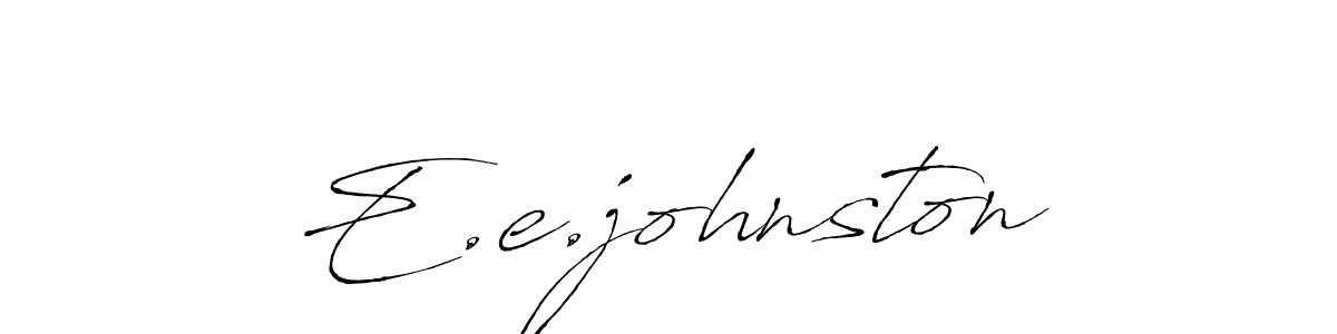 Also we have E.e.johnston name is the best signature style. Create professional handwritten signature collection using Antro_Vectra autograph style. E.e.johnston signature style 6 images and pictures png