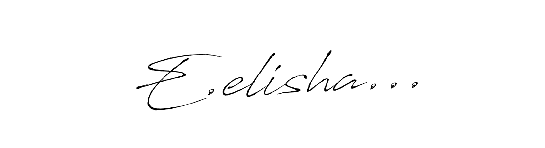if you are searching for the best signature style for your name E.elisha.... so please give up your signature search. here we have designed multiple signature styles  using Antro_Vectra. E.elisha... signature style 6 images and pictures png