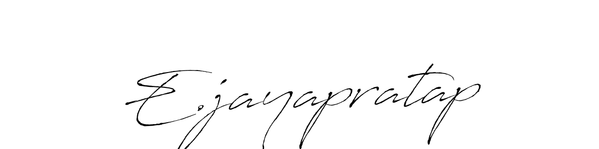 Design your own signature with our free online signature maker. With this signature software, you can create a handwritten (Antro_Vectra) signature for name E.jayapratap. E.jayapratap signature style 6 images and pictures png