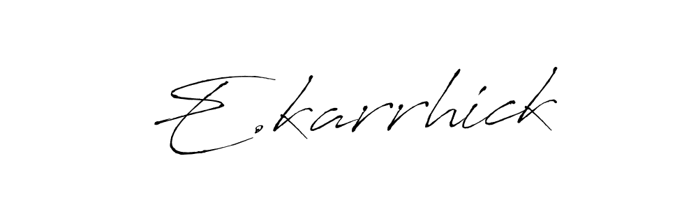 You can use this online signature creator to create a handwritten signature for the name E.karrhick. This is the best online autograph maker. E.karrhick signature style 6 images and pictures png