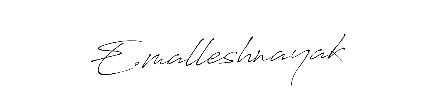 Make a beautiful signature design for name E.malleshnayak. Use this online signature maker to create a handwritten signature for free. E.malleshnayak signature style 6 images and pictures png