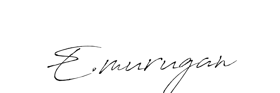 This is the best signature style for the E.murugan name. Also you like these signature font (Antro_Vectra). Mix name signature. E.murugan signature style 6 images and pictures png