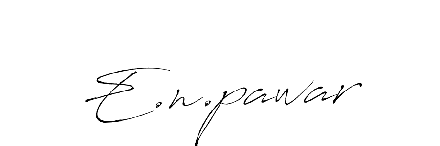Also we have E.n.pawar name is the best signature style. Create professional handwritten signature collection using Antro_Vectra autograph style. E.n.pawar signature style 6 images and pictures png
