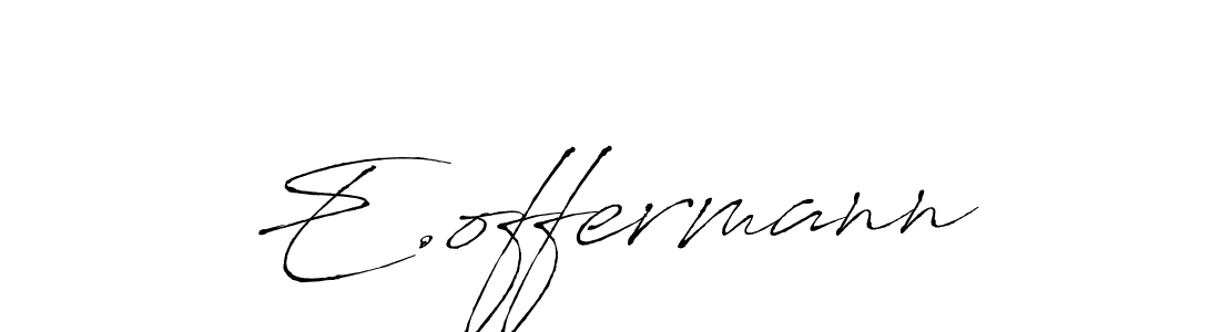 Antro_Vectra is a professional signature style that is perfect for those who want to add a touch of class to their signature. It is also a great choice for those who want to make their signature more unique. Get E.offermann name to fancy signature for free. E.offermann signature style 6 images and pictures png