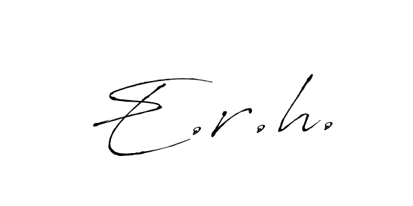 Once you've used our free online signature maker to create your best signature Antro_Vectra style, it's time to enjoy all of the benefits that E.r.h. name signing documents. E.r.h. signature style 6 images and pictures png