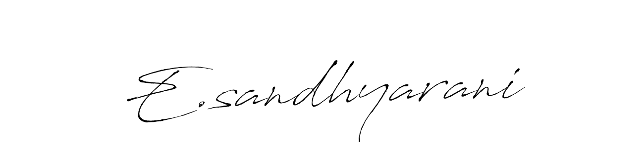 Also we have E.sandhyarani name is the best signature style. Create professional handwritten signature collection using Antro_Vectra autograph style. E.sandhyarani signature style 6 images and pictures png