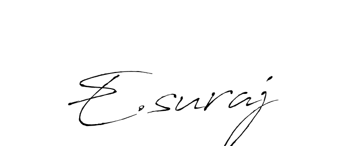 This is the best signature style for the E.suraj name. Also you like these signature font (Antro_Vectra). Mix name signature. E.suraj signature style 6 images and pictures png