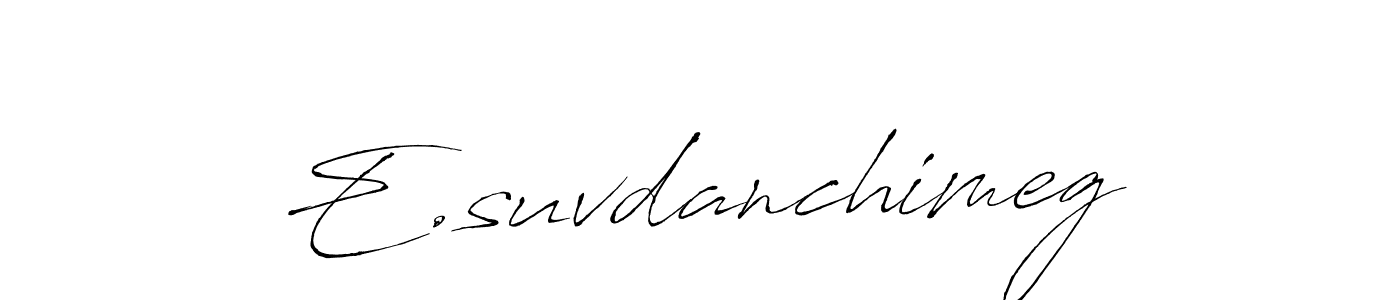 Make a beautiful signature design for name E.suvdanchimeg. Use this online signature maker to create a handwritten signature for free. E.suvdanchimeg signature style 6 images and pictures png