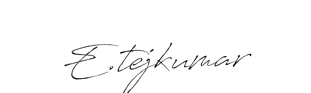 See photos of E.tejkumar official signature by Spectra . Check more albums & portfolios. Read reviews & check more about Antro_Vectra font. E.tejkumar signature style 6 images and pictures png