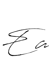 Create a beautiful signature design for name Ea. With this signature (Antro_Vectra) fonts, you can make a handwritten signature for free. Ea signature style 6 images and pictures png