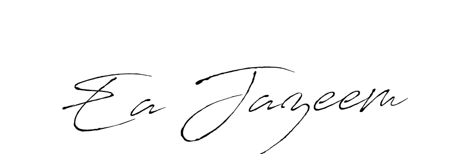 Antro_Vectra is a professional signature style that is perfect for those who want to add a touch of class to their signature. It is also a great choice for those who want to make their signature more unique. Get Ea Jazeem name to fancy signature for free. Ea Jazeem signature style 6 images and pictures png