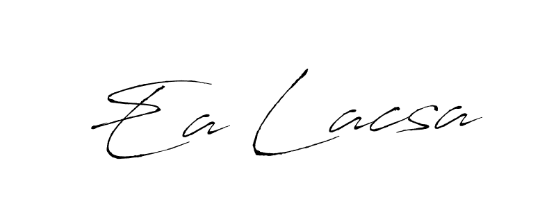 Also we have Ea Lacsa name is the best signature style. Create professional handwritten signature collection using Antro_Vectra autograph style. Ea Lacsa signature style 6 images and pictures png