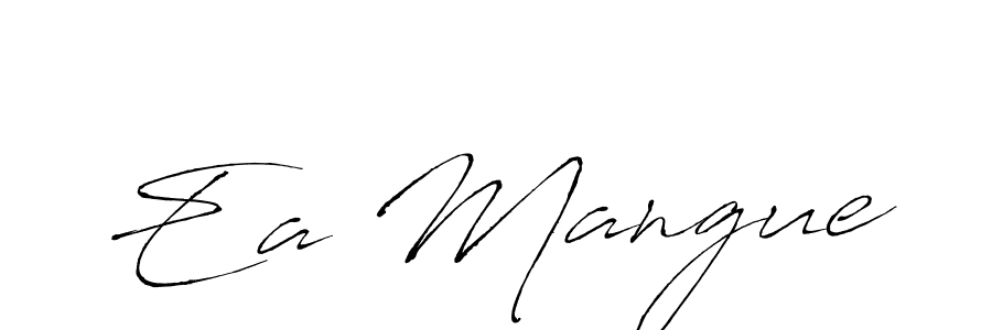 Similarly Antro_Vectra is the best handwritten signature design. Signature creator online .You can use it as an online autograph creator for name Ea Mangue. Ea Mangue signature style 6 images and pictures png
