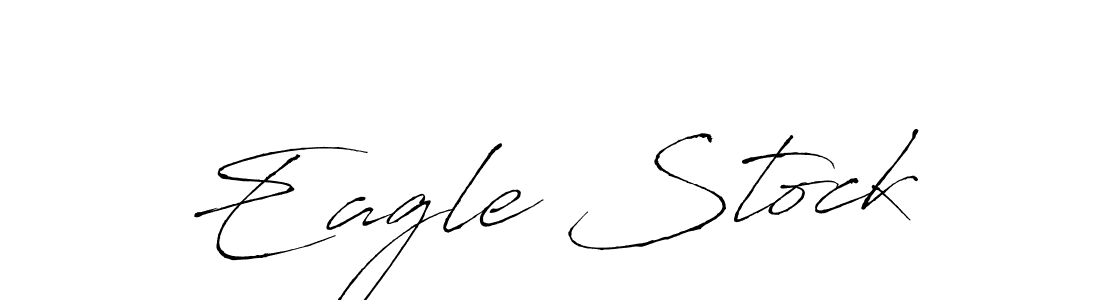How to make Eagle Stock signature? Antro_Vectra is a professional autograph style. Create handwritten signature for Eagle Stock name. Eagle Stock signature style 6 images and pictures png