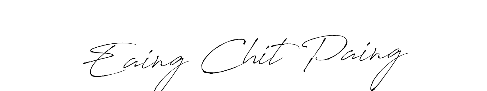 You can use this online signature creator to create a handwritten signature for the name Eaing Chit Paing. This is the best online autograph maker. Eaing Chit Paing signature style 6 images and pictures png