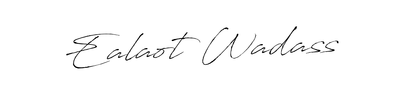 Design your own signature with our free online signature maker. With this signature software, you can create a handwritten (Antro_Vectra) signature for name Ealaot Wadass. Ealaot Wadass signature style 6 images and pictures png