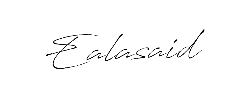 Make a beautiful signature design for name Ealasaid. With this signature (Antro_Vectra) style, you can create a handwritten signature for free. Ealasaid signature style 6 images and pictures png