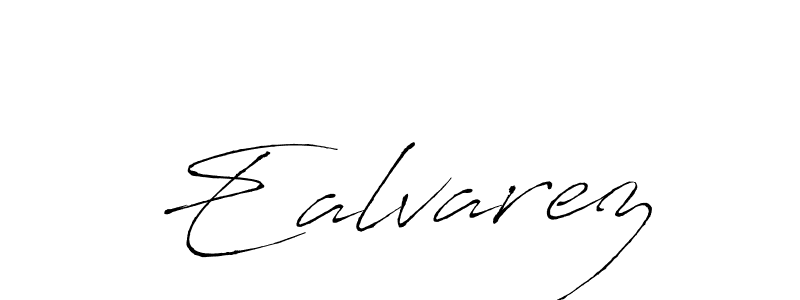 How to make Ealvarez name signature. Use Antro_Vectra style for creating short signs online. This is the latest handwritten sign. Ealvarez signature style 6 images and pictures png