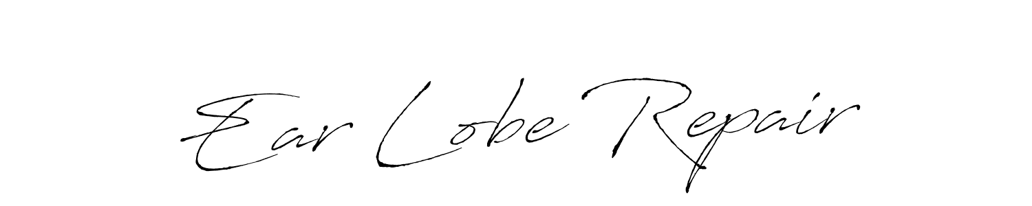 Design your own signature with our free online signature maker. With this signature software, you can create a handwritten (Antro_Vectra) signature for name Ear Lobe Repair. Ear Lobe Repair signature style 6 images and pictures png