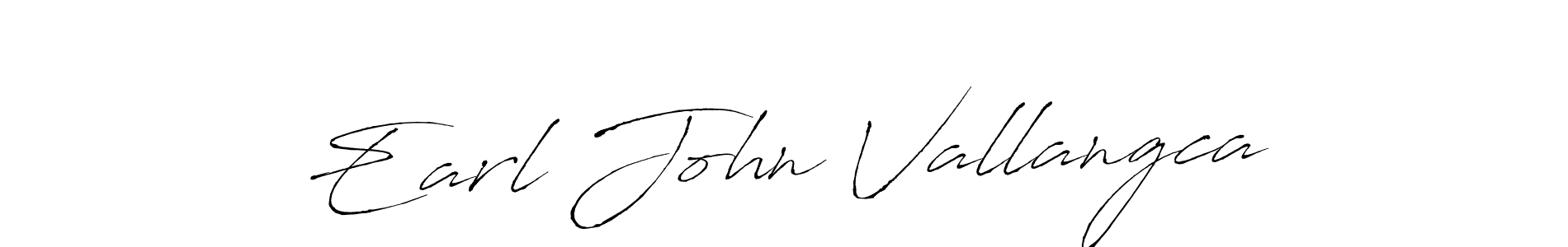 Make a beautiful signature design for name Earl John Vallangca. With this signature (Antro_Vectra) style, you can create a handwritten signature for free. Earl John Vallangca signature style 6 images and pictures png