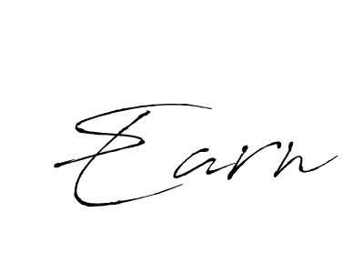 Also You can easily find your signature by using the search form. We will create Earn name handwritten signature images for you free of cost using Antro_Vectra sign style. Earn signature style 6 images and pictures png
