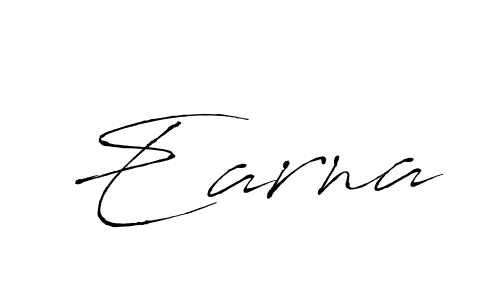 How to make Earna name signature. Use Antro_Vectra style for creating short signs online. This is the latest handwritten sign. Earna signature style 6 images and pictures png
