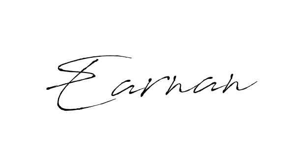 Make a beautiful signature design for name Earnan. With this signature (Antro_Vectra) style, you can create a handwritten signature for free. Earnan signature style 6 images and pictures png