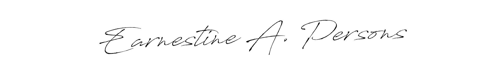 How to make Earnestine A. Persons signature? Antro_Vectra is a professional autograph style. Create handwritten signature for Earnestine A. Persons name. Earnestine A. Persons signature style 6 images and pictures png