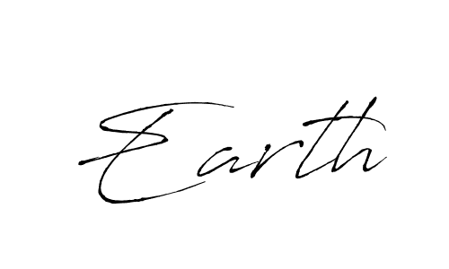 Earth stylish signature style. Best Handwritten Sign (Antro_Vectra) for my name. Handwritten Signature Collection Ideas for my name Earth. Earth signature style 6 images and pictures png