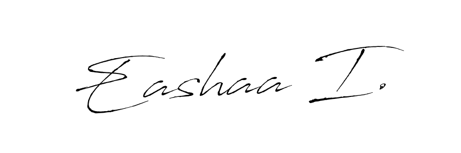 Make a short Eashaa I. signature style. Manage your documents anywhere anytime using Antro_Vectra. Create and add eSignatures, submit forms, share and send files easily. Eashaa I. signature style 6 images and pictures png