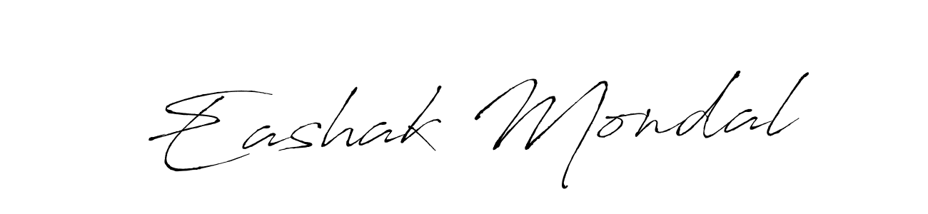 Also we have Eashak Mondal name is the best signature style. Create professional handwritten signature collection using Antro_Vectra autograph style. Eashak Mondal signature style 6 images and pictures png