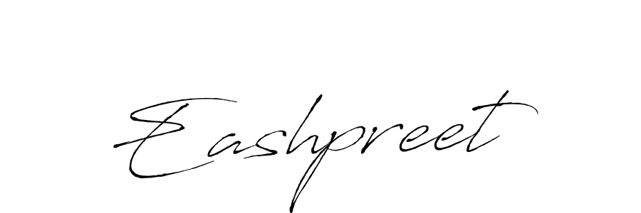 Make a beautiful signature design for name Eashpreet. With this signature (Antro_Vectra) style, you can create a handwritten signature for free. Eashpreet signature style 6 images and pictures png