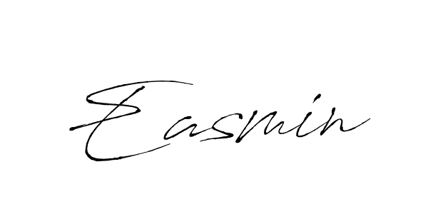 Create a beautiful signature design for name Easmin. With this signature (Antro_Vectra) fonts, you can make a handwritten signature for free. Easmin signature style 6 images and pictures png