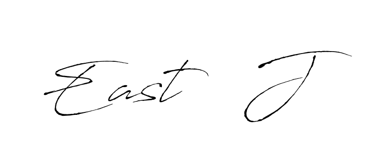 Antro_Vectra is a professional signature style that is perfect for those who want to add a touch of class to their signature. It is also a great choice for those who want to make their signature more unique. Get East   J name to fancy signature for free. East   J signature style 6 images and pictures png