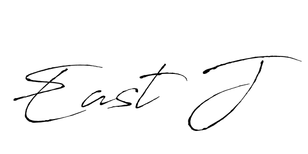 You should practise on your own different ways (Antro_Vectra) to write your name (East J) in signature. don't let someone else do it for you. East J signature style 6 images and pictures png