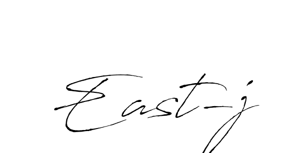 if you are searching for the best signature style for your name East-j. so please give up your signature search. here we have designed multiple signature styles  using Antro_Vectra. East-j signature style 6 images and pictures png