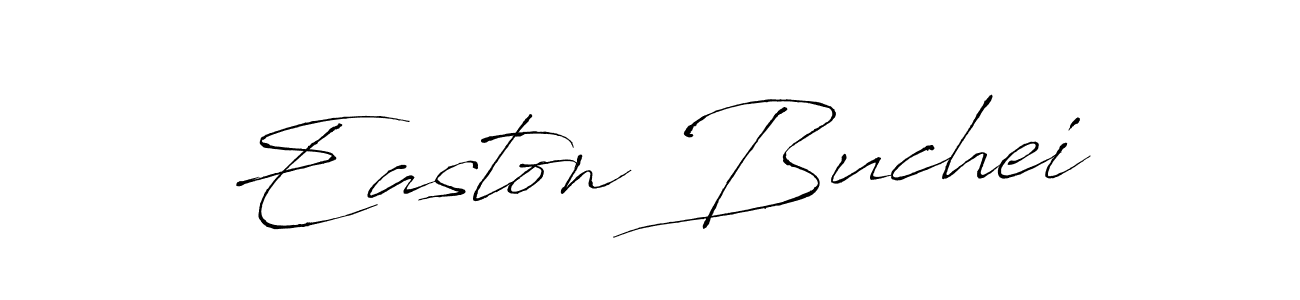 Easton Buchei stylish signature style. Best Handwritten Sign (Antro_Vectra) for my name. Handwritten Signature Collection Ideas for my name Easton Buchei. Easton Buchei signature style 6 images and pictures png
