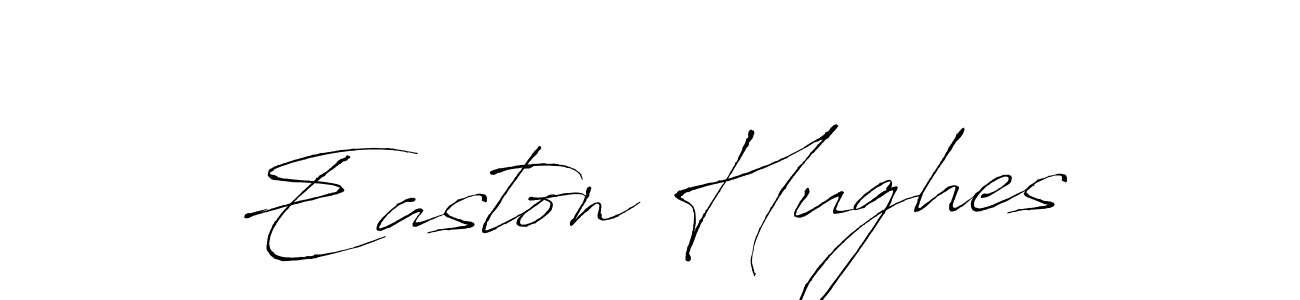 Make a beautiful signature design for name Easton Hughes. With this signature (Antro_Vectra) style, you can create a handwritten signature for free. Easton Hughes signature style 6 images and pictures png