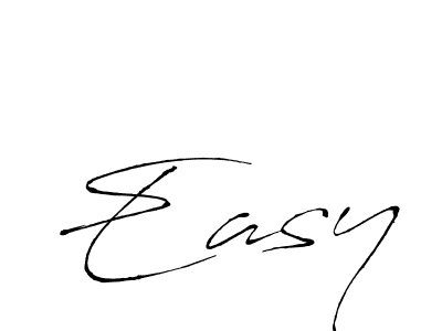 You should practise on your own different ways (Antro_Vectra) to write your name (Easy) in signature. don't let someone else do it for you. Easy signature style 6 images and pictures png