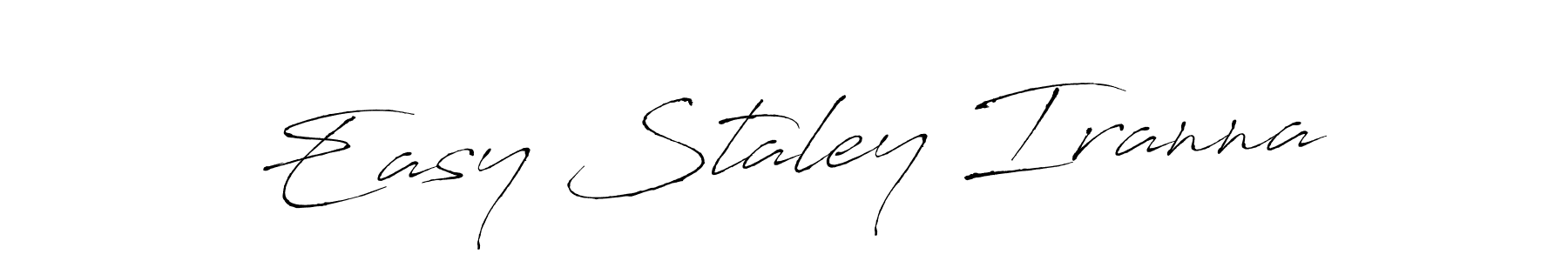 Once you've used our free online signature maker to create your best signature Antro_Vectra style, it's time to enjoy all of the benefits that Easy Staley Iranna name signing documents. Easy Staley Iranna signature style 6 images and pictures png