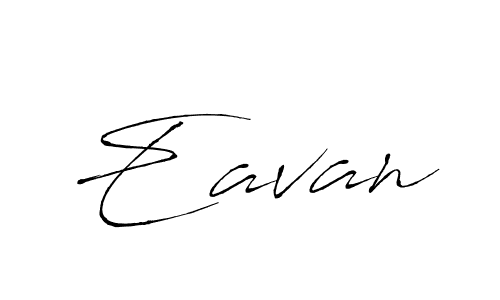 You should practise on your own different ways (Antro_Vectra) to write your name (Eavan) in signature. don't let someone else do it for you. Eavan signature style 6 images and pictures png