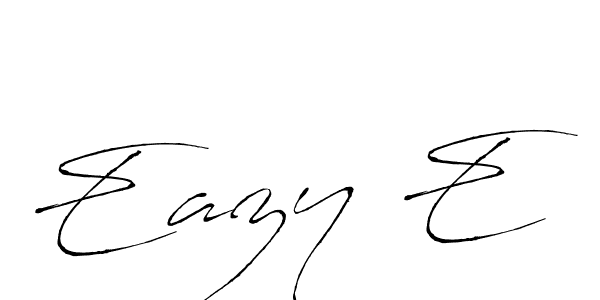 You should practise on your own different ways (Antro_Vectra) to write your name (Eazy E) in signature. don't let someone else do it for you. Eazy E signature style 6 images and pictures png