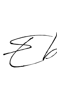 Make a beautiful signature design for name Eb. With this signature (Antro_Vectra) style, you can create a handwritten signature for free. Eb signature style 6 images and pictures png