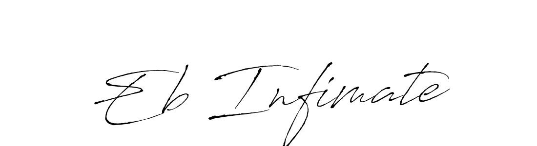 How to make Eb Infimate signature? Antro_Vectra is a professional autograph style. Create handwritten signature for Eb Infimate name. Eb Infimate signature style 6 images and pictures png