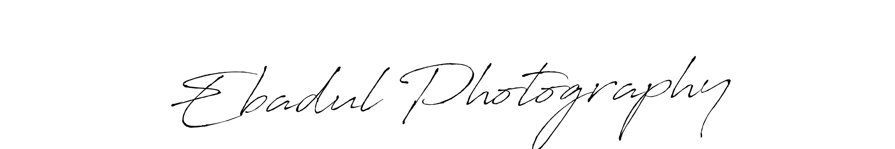 You should practise on your own different ways (Antro_Vectra) to write your name (Ebadul Photography) in signature. don't let someone else do it for you. Ebadul Photography signature style 6 images and pictures png