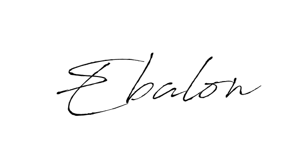 How to make Ebalon signature? Antro_Vectra is a professional autograph style. Create handwritten signature for Ebalon name. Ebalon signature style 6 images and pictures png
