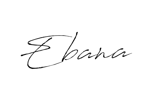 Antro_Vectra is a professional signature style that is perfect for those who want to add a touch of class to their signature. It is also a great choice for those who want to make their signature more unique. Get Ebana name to fancy signature for free. Ebana signature style 6 images and pictures png