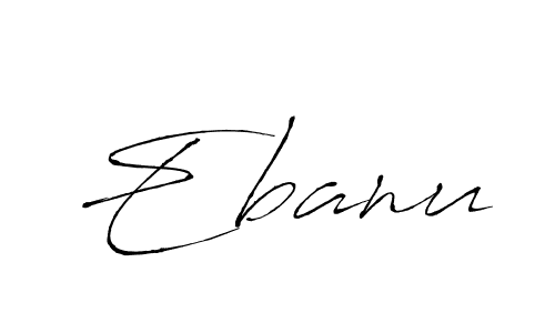 Once you've used our free online signature maker to create your best signature Antro_Vectra style, it's time to enjoy all of the benefits that Ebanu name signing documents. Ebanu signature style 6 images and pictures png
